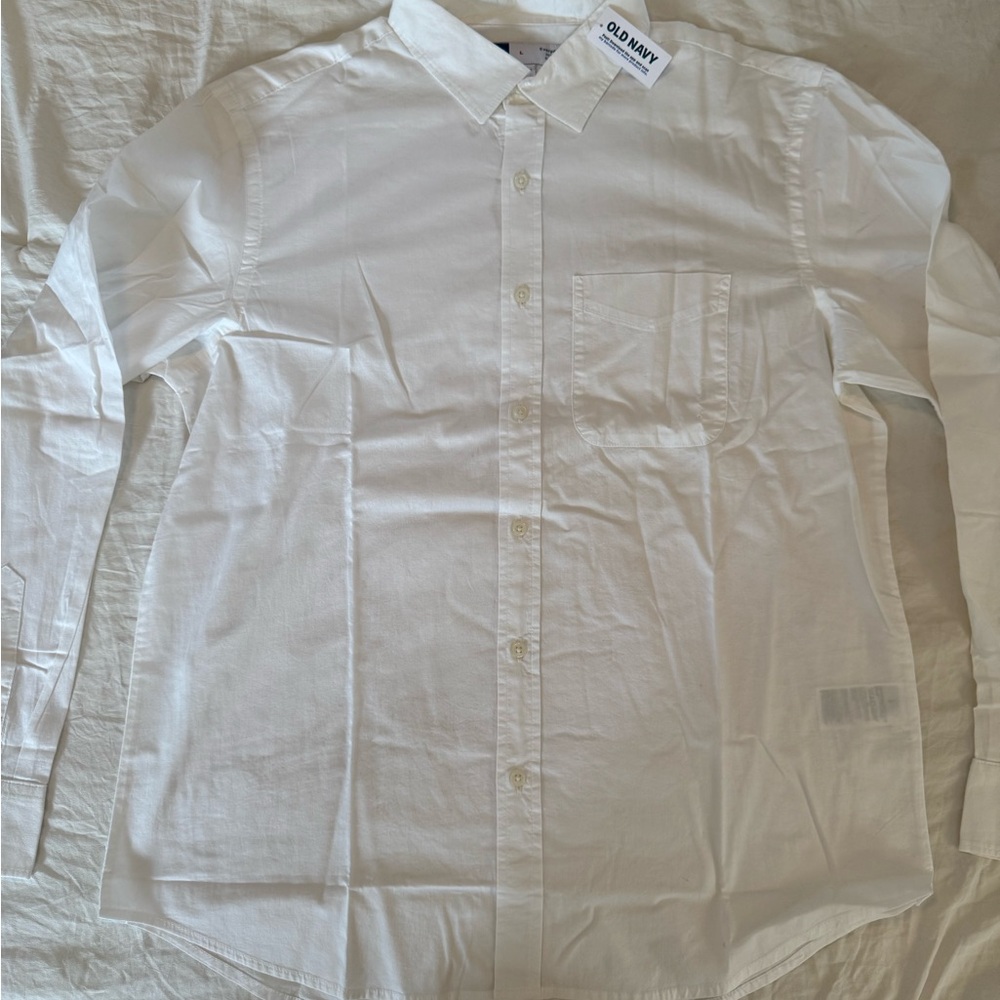 Men's Old Navy White Button Down Shirt